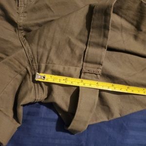 a new day size 16 army green stretch shorts.